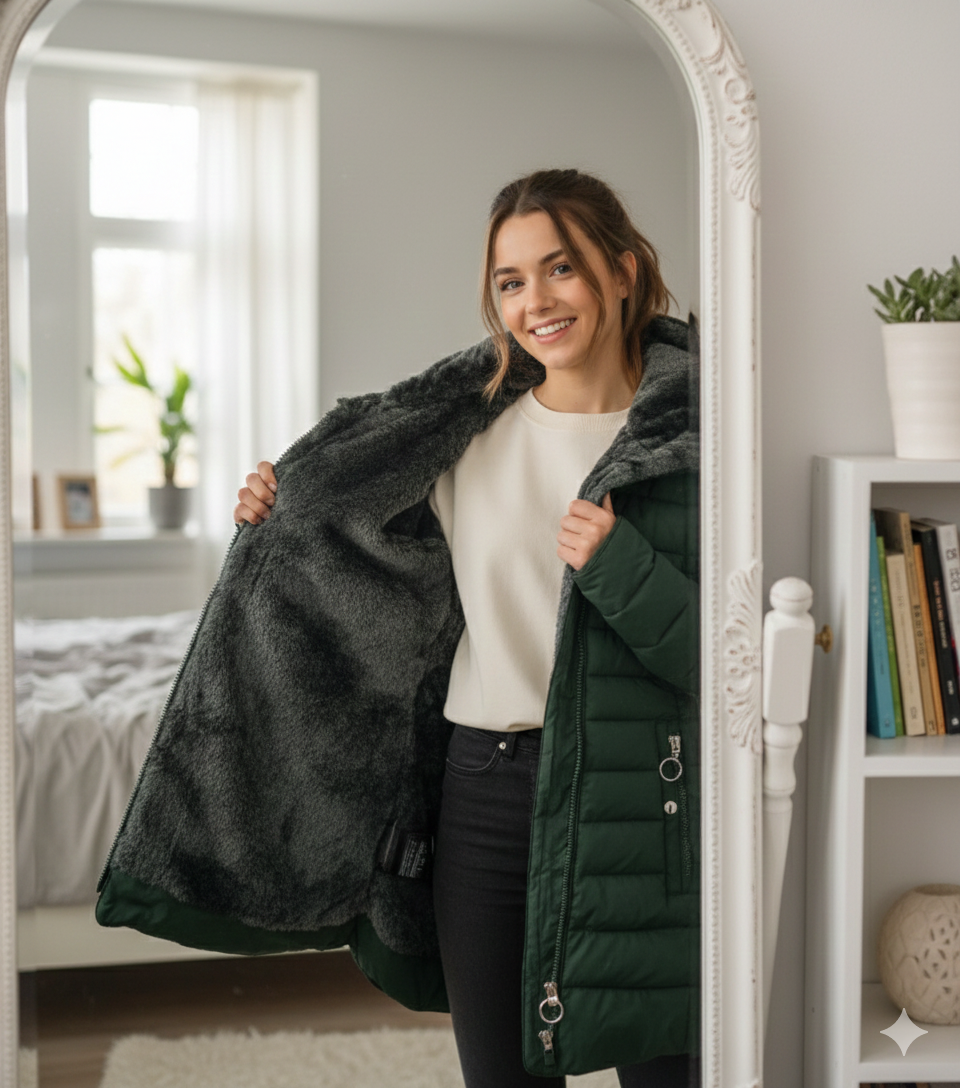 Chamarra con Forro Polar para Mujer | Chamarra Térmica Impermeable