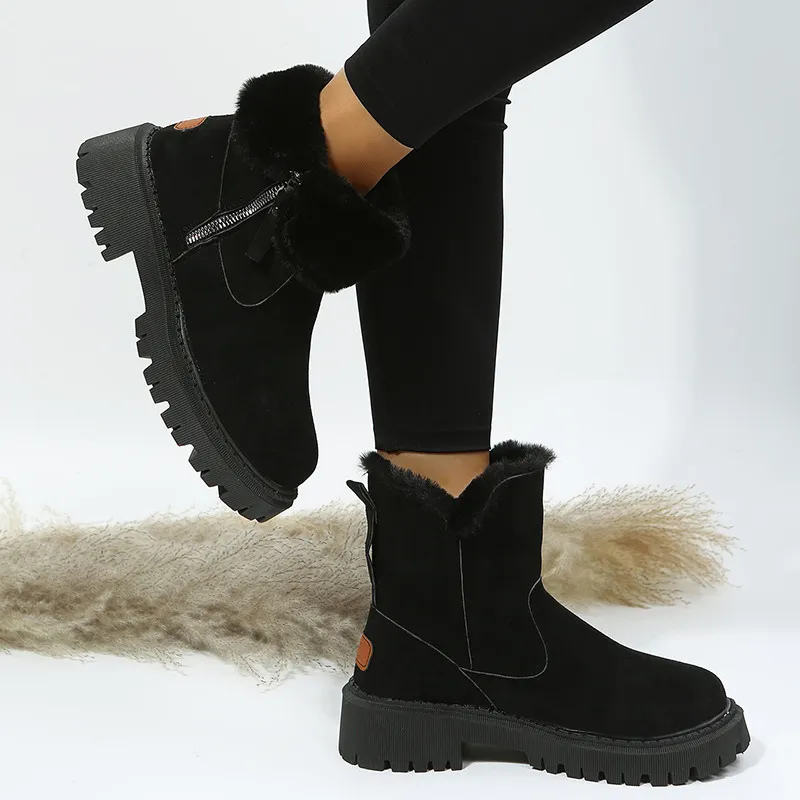 Botas de invierno con forro cálido y confort total