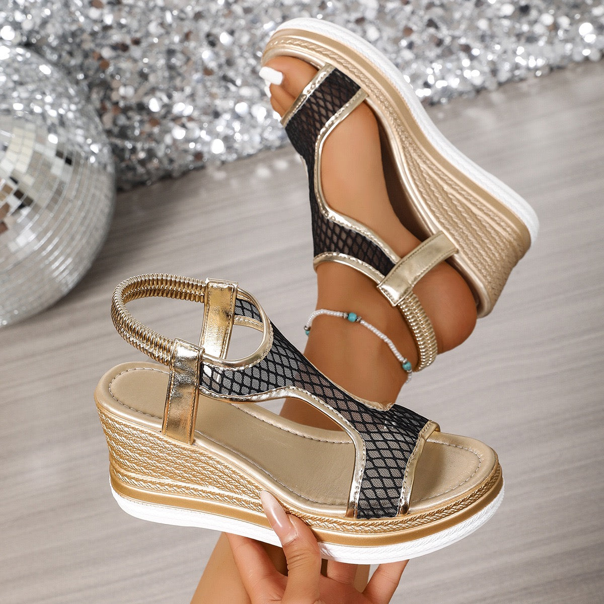 Cristina™ | Sandalias ortopédicas elegantes con cuña