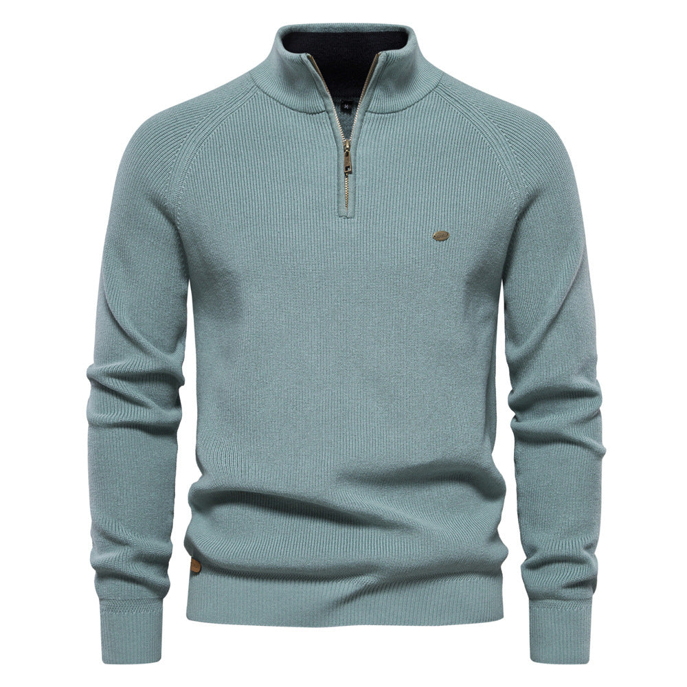 Jersey de lujo con cremallera