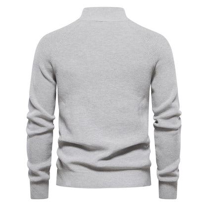 Jersey de lujo con cremallera