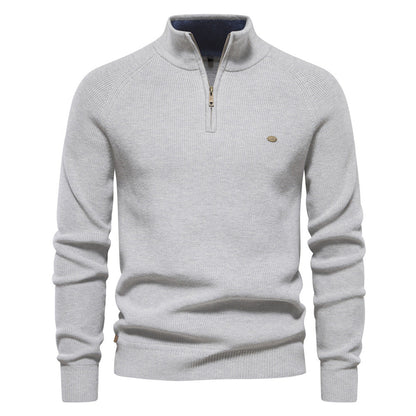 Jersey de lujo con cremallera