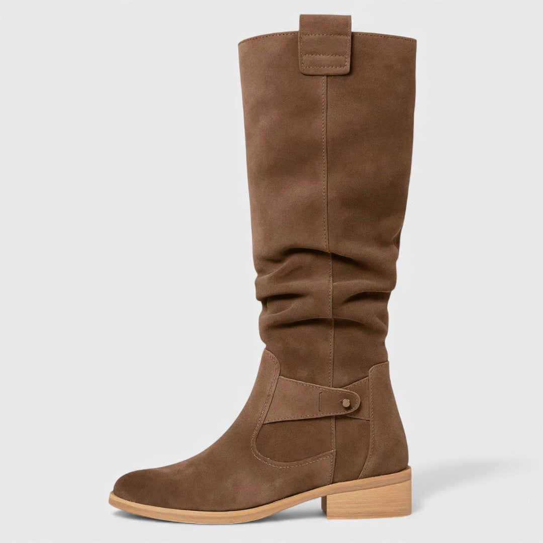 Botas elegantes de ante