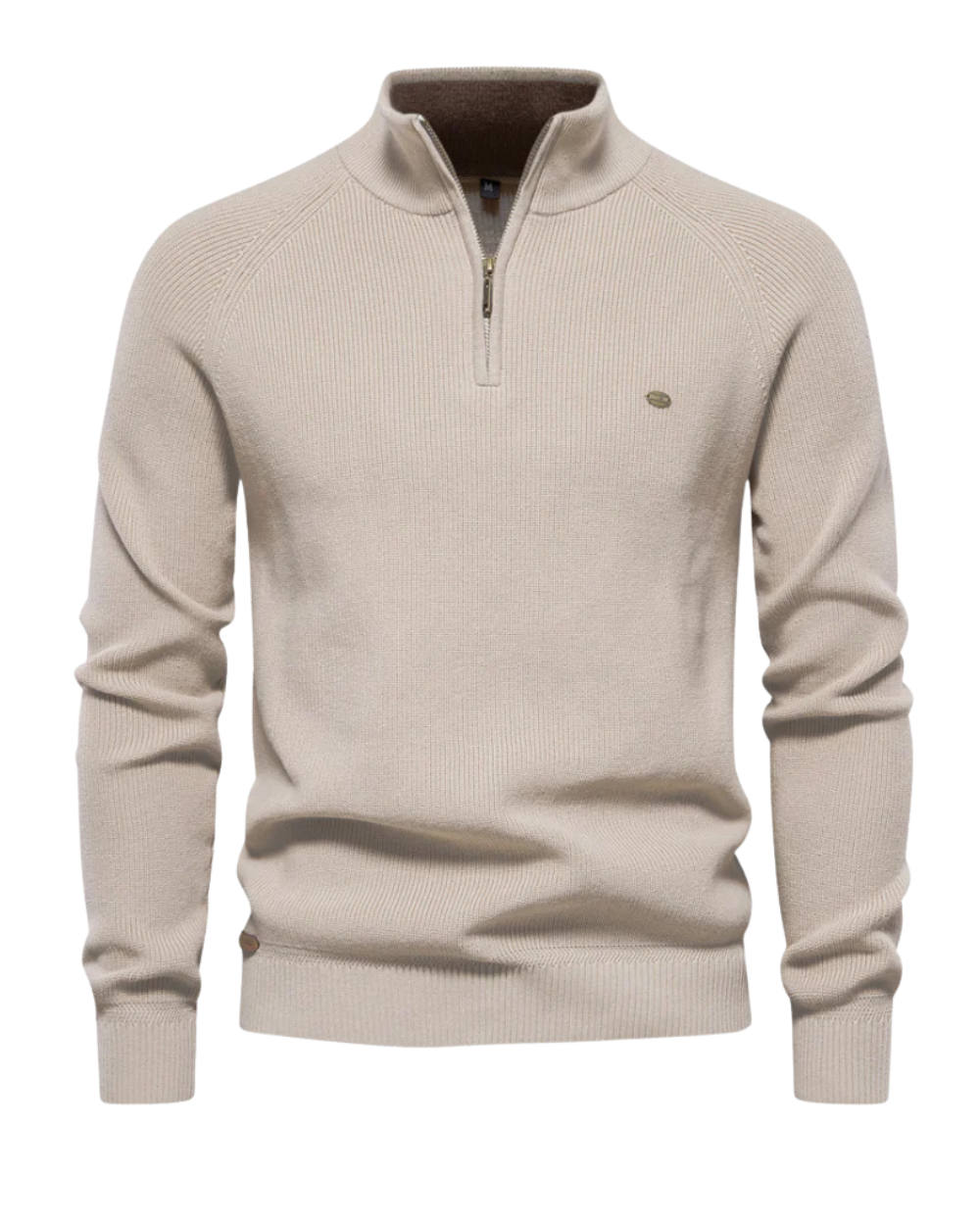 Jersey de lujo con cremallera