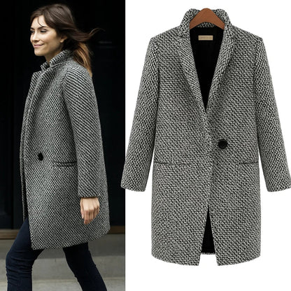 Chaqueta de lana premium — elegancia y calidez para el invierno.
