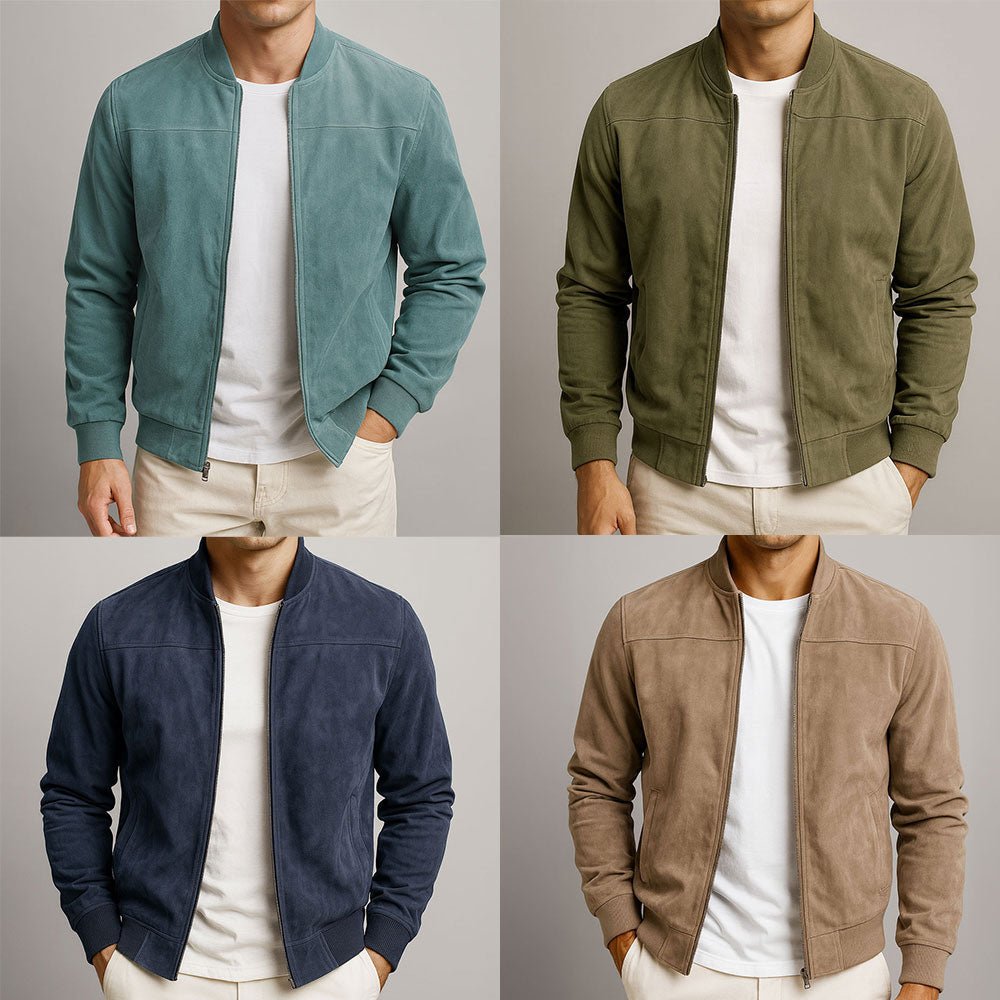 Chaqueta de ante premium