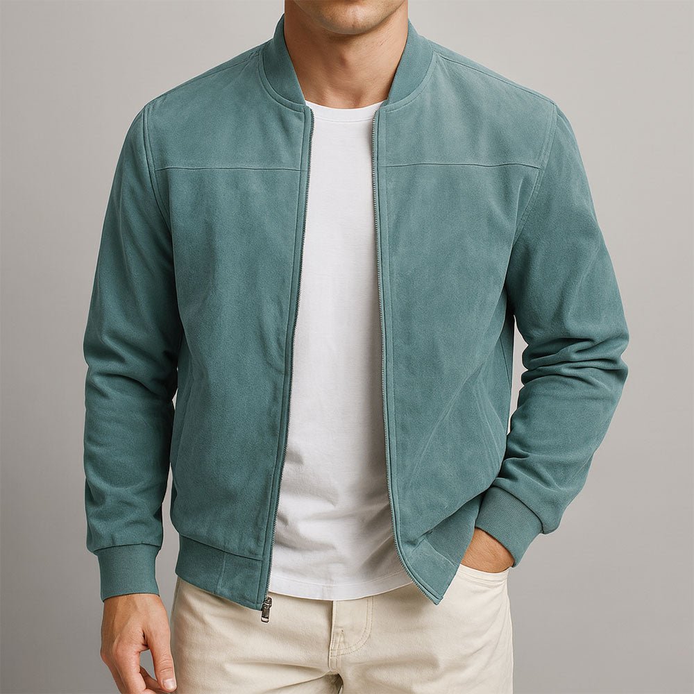 Chaqueta de ante premium
