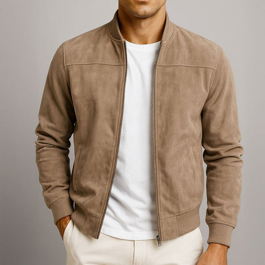 Chaqueta de ante premium