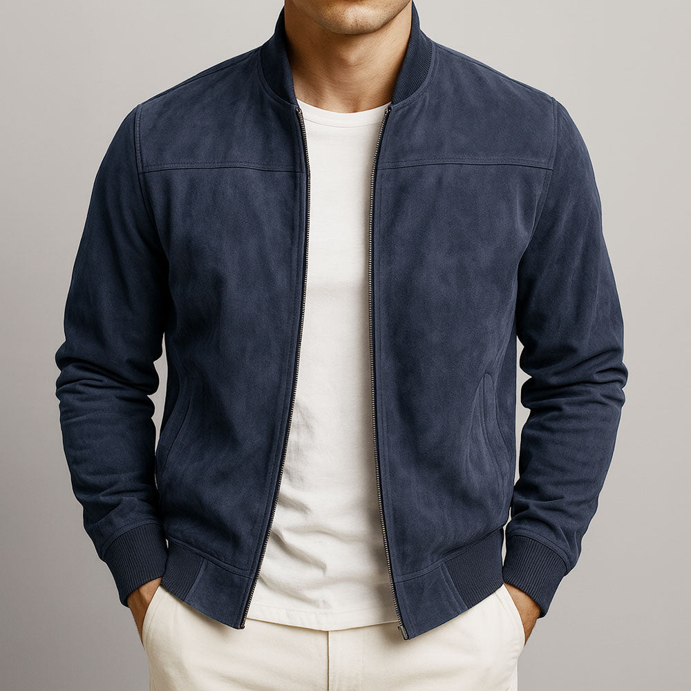 Chaqueta de ante premium