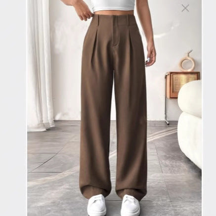 Pantalones Elegantes de Pierna Ancha