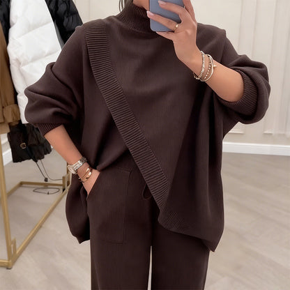 Conjunto Oversize Asimétrico de Punto -  Máximo confort