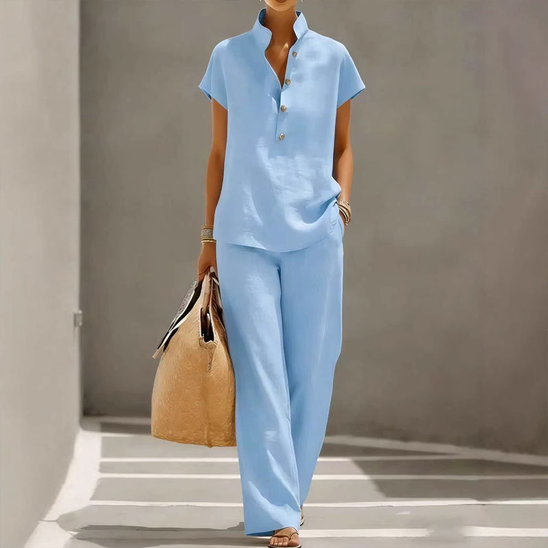 Conjunto de 2 Piezas para Mujer – Casual, Cómodo, Versátil