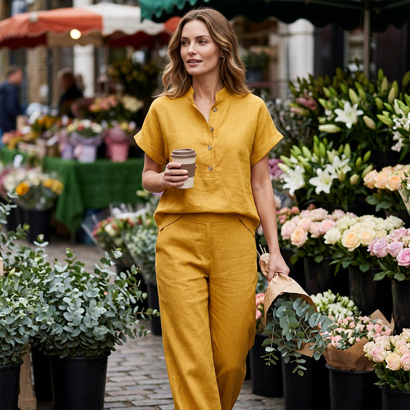 Conjunto de 2 Piezas para Mujer – Casual, Cómodo, Versátil