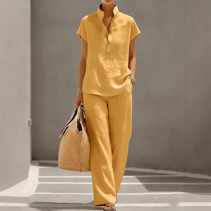 Conjunto de 2 Piezas para Mujer – Casual, Cómodo, Versátil