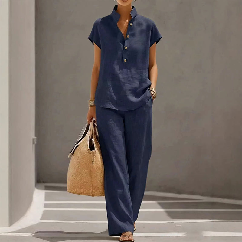 Conjunto de 2 Piezas para Mujer – Casual, Cómodo, Versátil